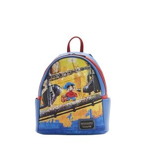 Loungefly Blue and Red Kids Adventure Backpack